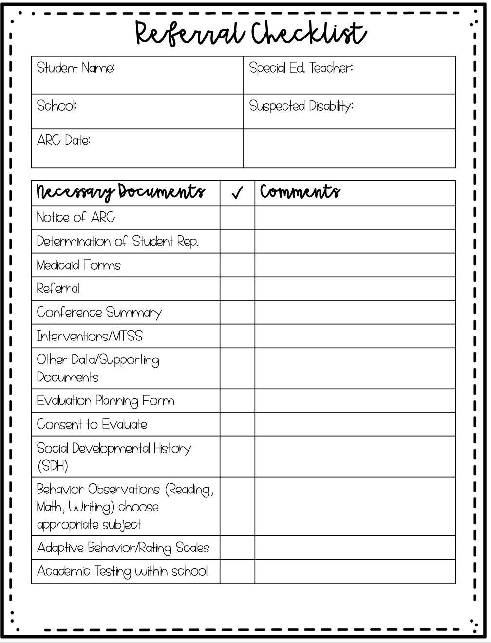 Special Educator Binder Teacher Planner, Editable Teacher Planner, Power Point Editable Template, Special Education Teacher Organization