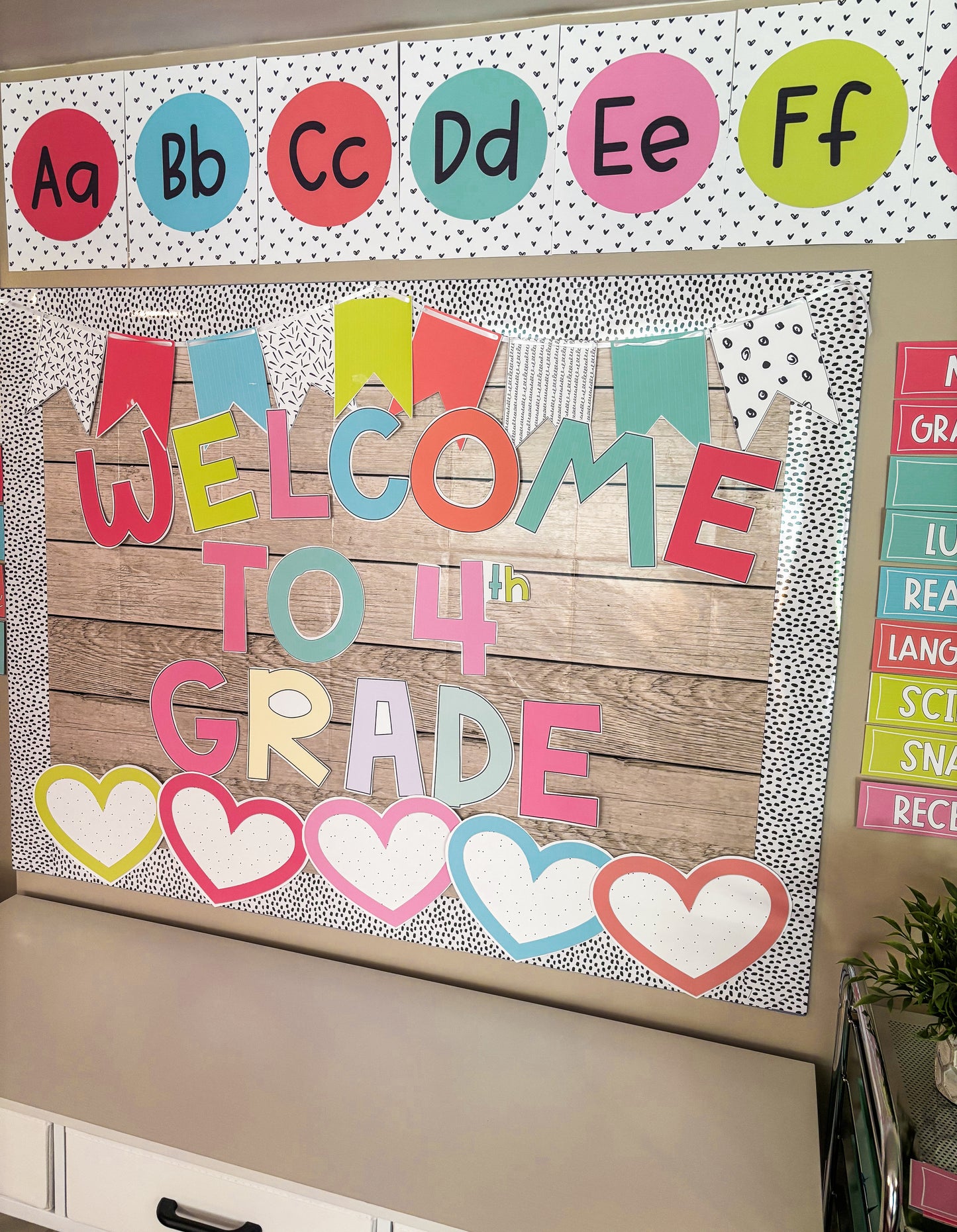 Bright Classroom Decor Bundle with Editable Pieces