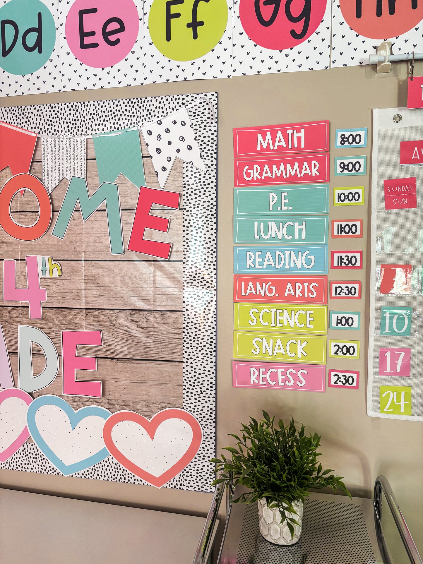 Bright Classroom Decor Bundle with Editable Pieces