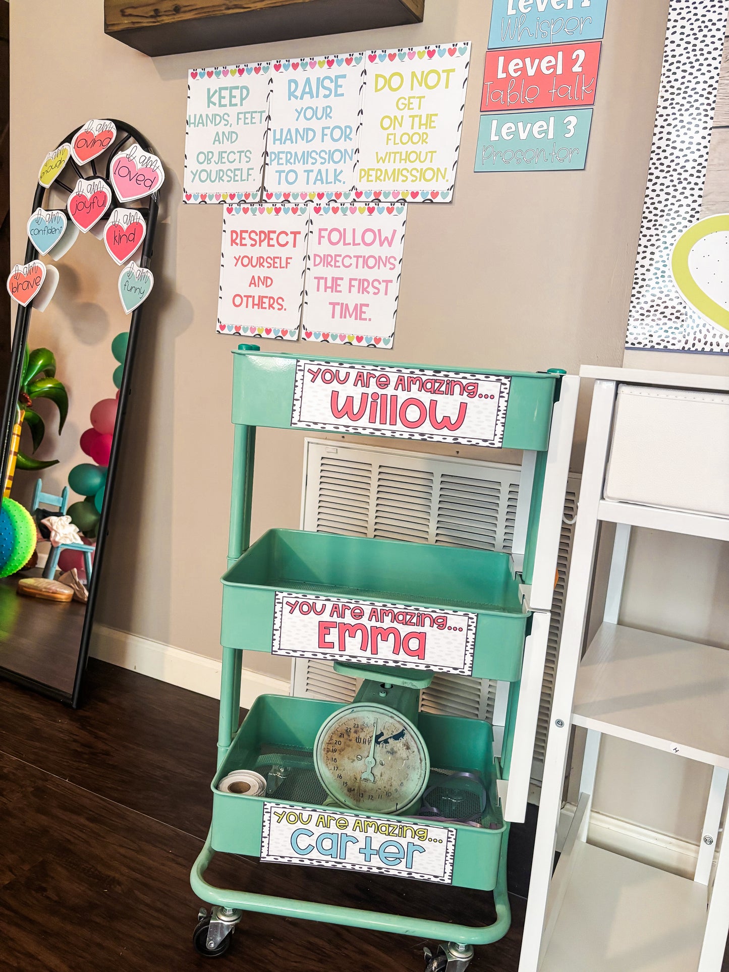 Bright Classroom Decor Bundle with Editable Pieces
