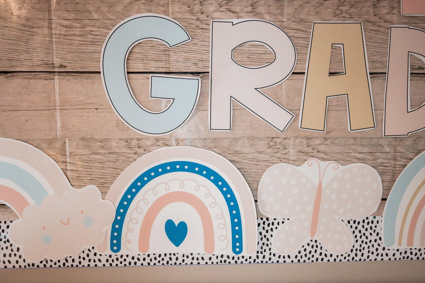 Editable Back to School Boho Bulletin Board | Calm Boho Themed Board | Three board styles with soft colors
